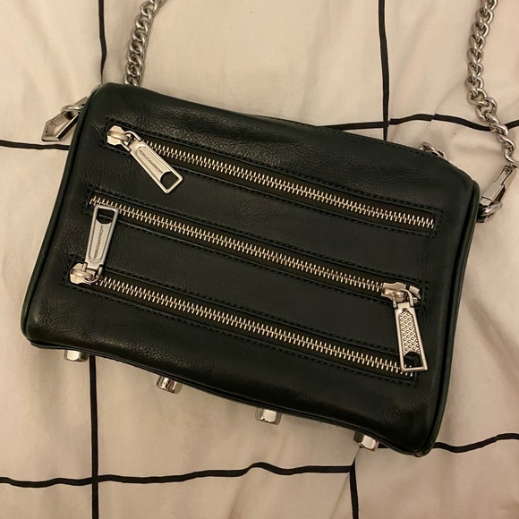 Rebecca minkoff olive green cross body bag